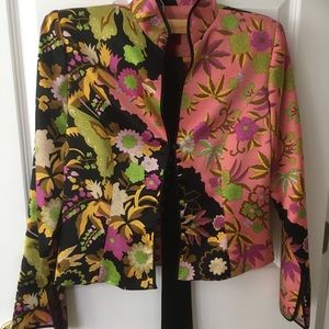 JS Collection silk kimono jacket
